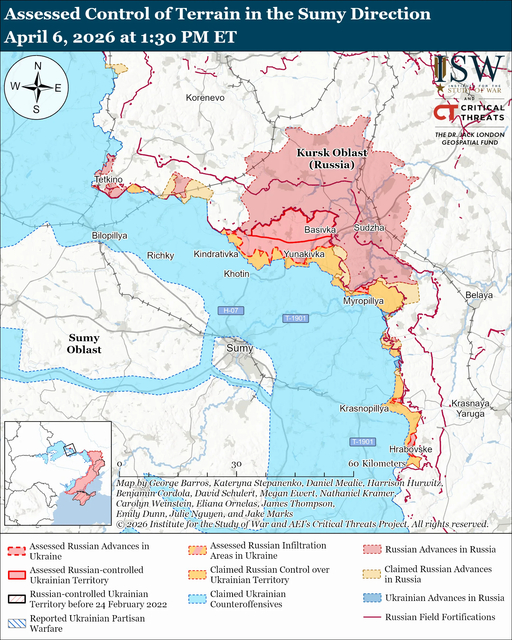 ISW Russian Offensive Campaign Assessment, April 6, 2026