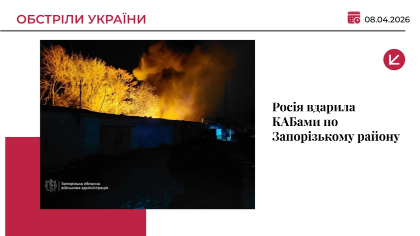 Росія вдарила КАБами по Запорізькому району: є загиблий