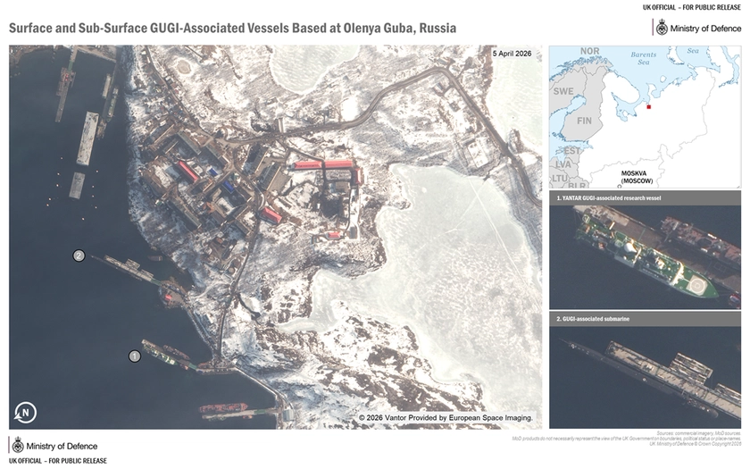 UK, Norway Hunt Russian Subs Near Critical Cables as Moscow Accuses Kyiv of ‘Sea Terror Plot’