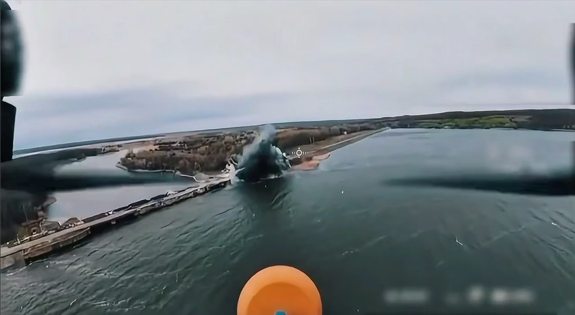Russia Hits Critical Dam Near Kharkiv With Guided Bombs in Combined Drone Attack