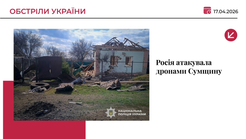 Росія атакувала дронами Сумщину: є загиблі та поранені