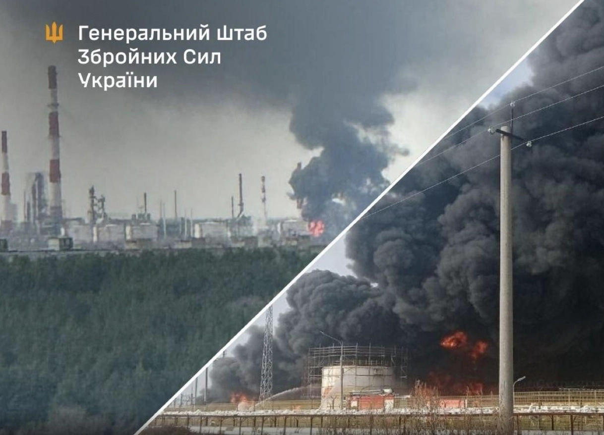 Сили оборони атакували одразу чотири нафтові об’єкти росіян: там виникли пожежі
