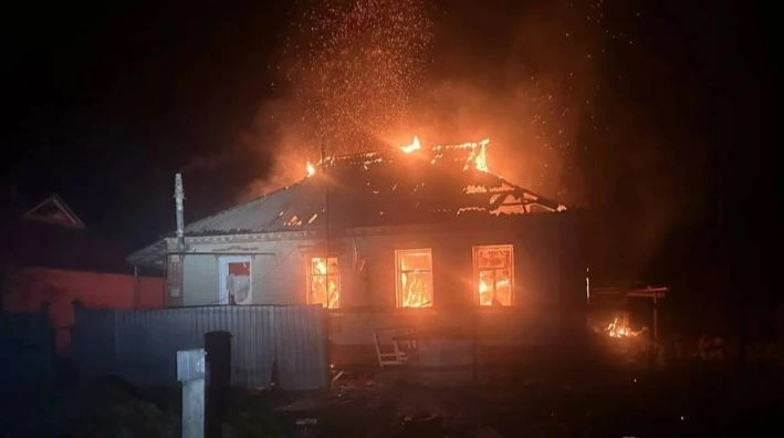 Russian Drone Hits Residential Building in Kharkiv Region, Injuring Two