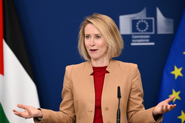 Kaja Kallas rejects Gerhard Schröder as EU negotiator after Putin proposal