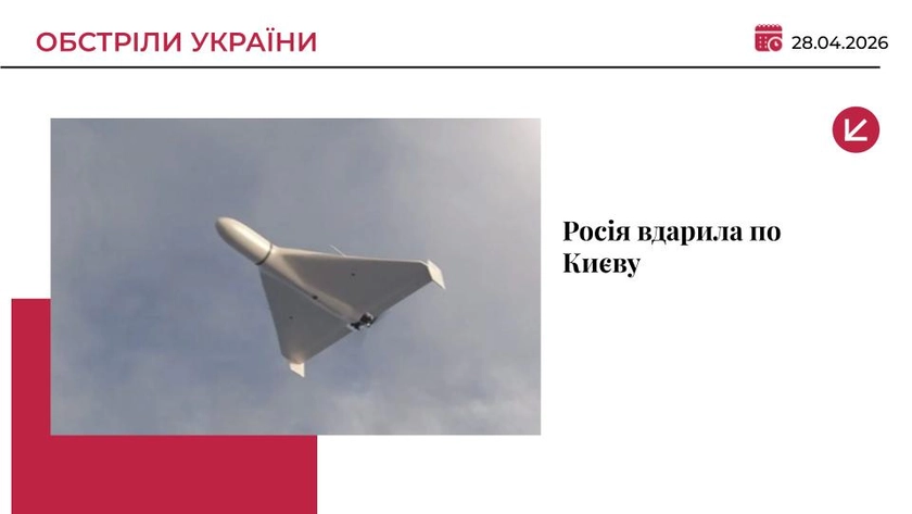 Атака дронів на Київ: уламки спричинили ДТП із постраждалим та пожежу в недобудові