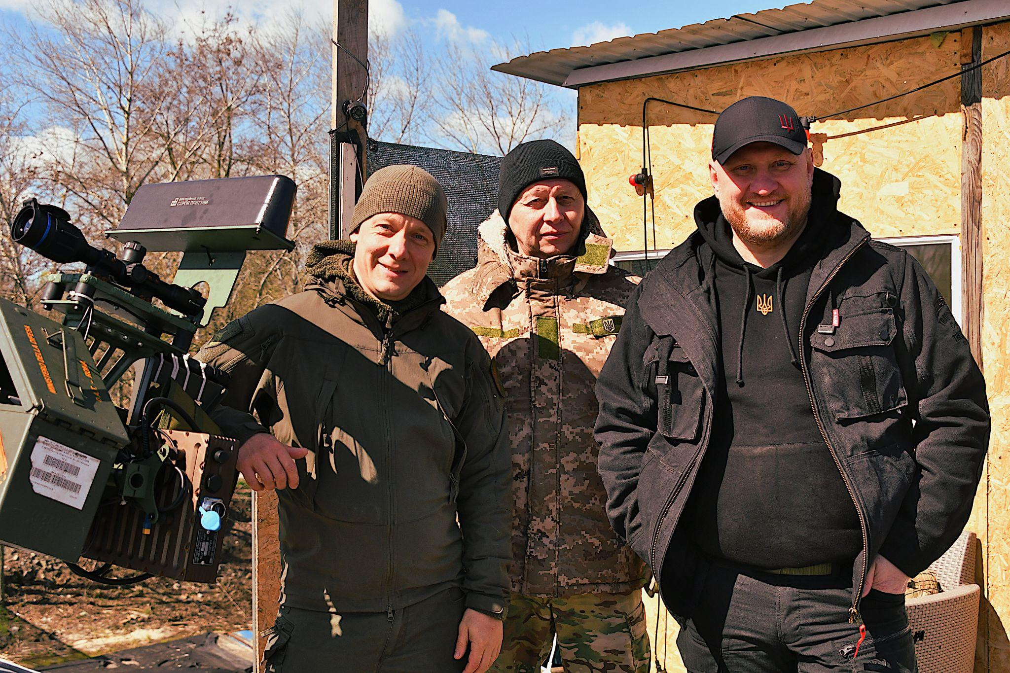 Ukrainian Senior Judges Shoot Down Russian Drone