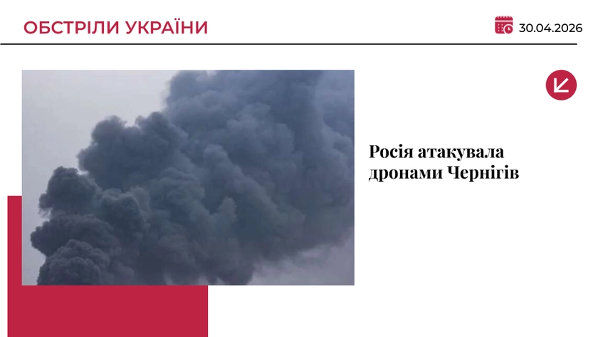 Росія атакувала дронами Чернігів: є постраждалі