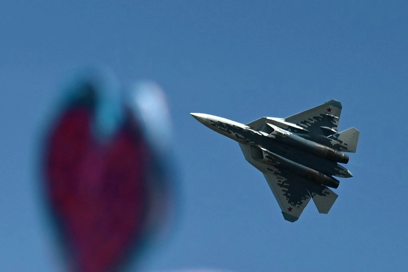 Russia’s High-End Su-57 Stealth Fighters Struck in Deep Rear Operation, Ukraine Says