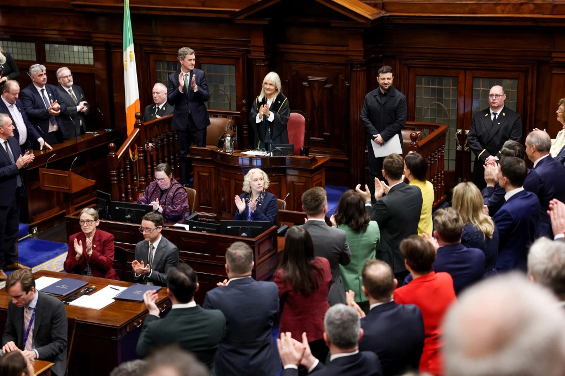 Zelensky in Dublin
