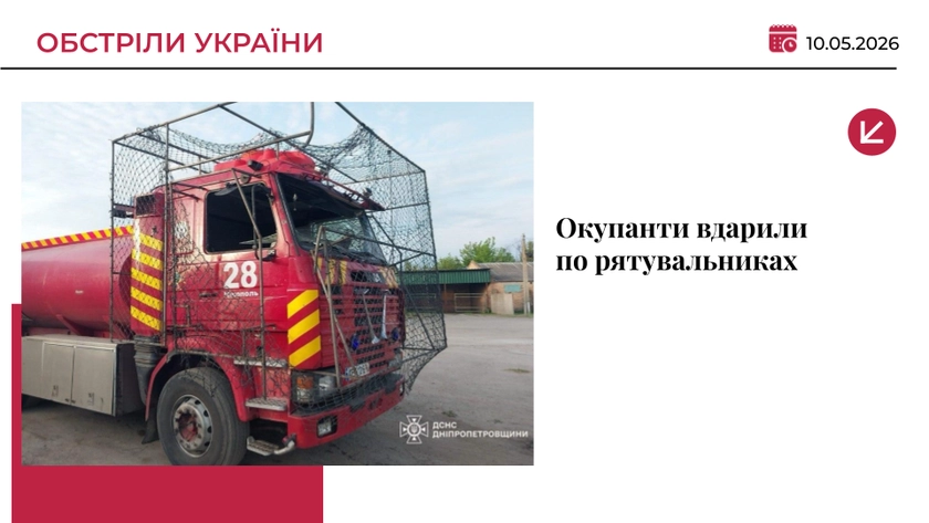 Окупанти атакували авто рятувальників на Дніпропетровщині: травмований водій