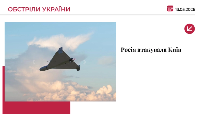В одному з районів Києва зафіксували падіння уламків російського дрона