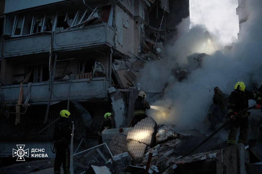 Kyiv Under Massive Russian Attack as Missiles and Drones Target Capital