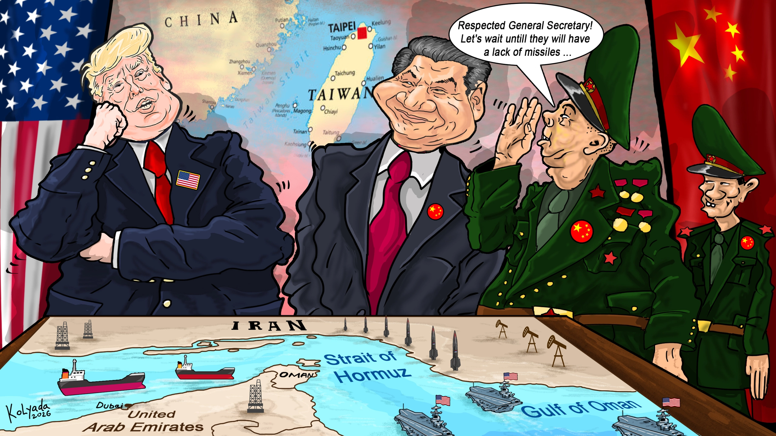 CARTOON: Behind the scenes in Beijing