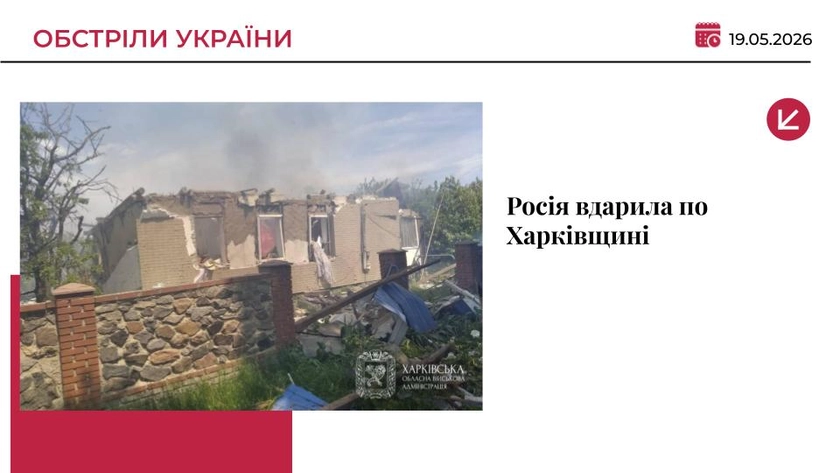 Російський дрон знищив будинок на Харківщині: під завалами загинула жінка, є поранені