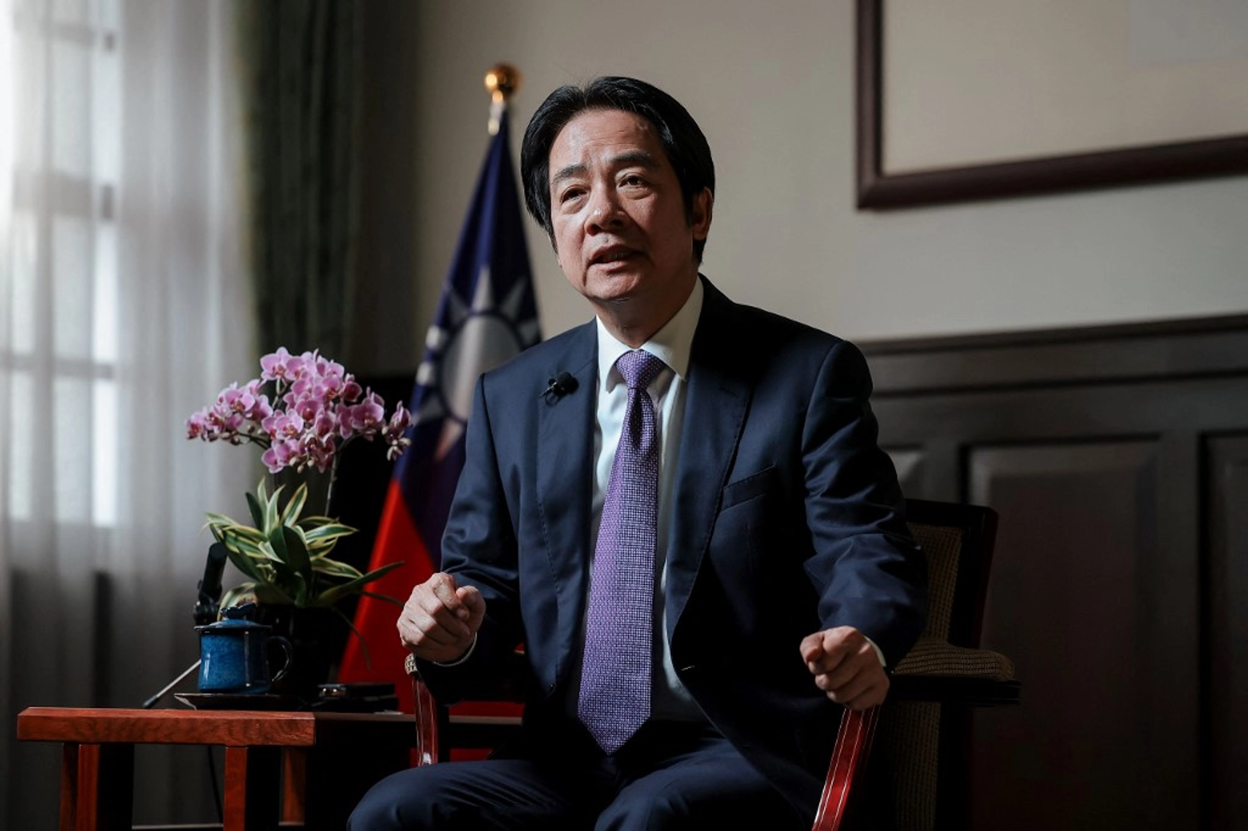 Taiwan Leader Says ‘Foreign Forces’ Cannot Decide Island’s Future