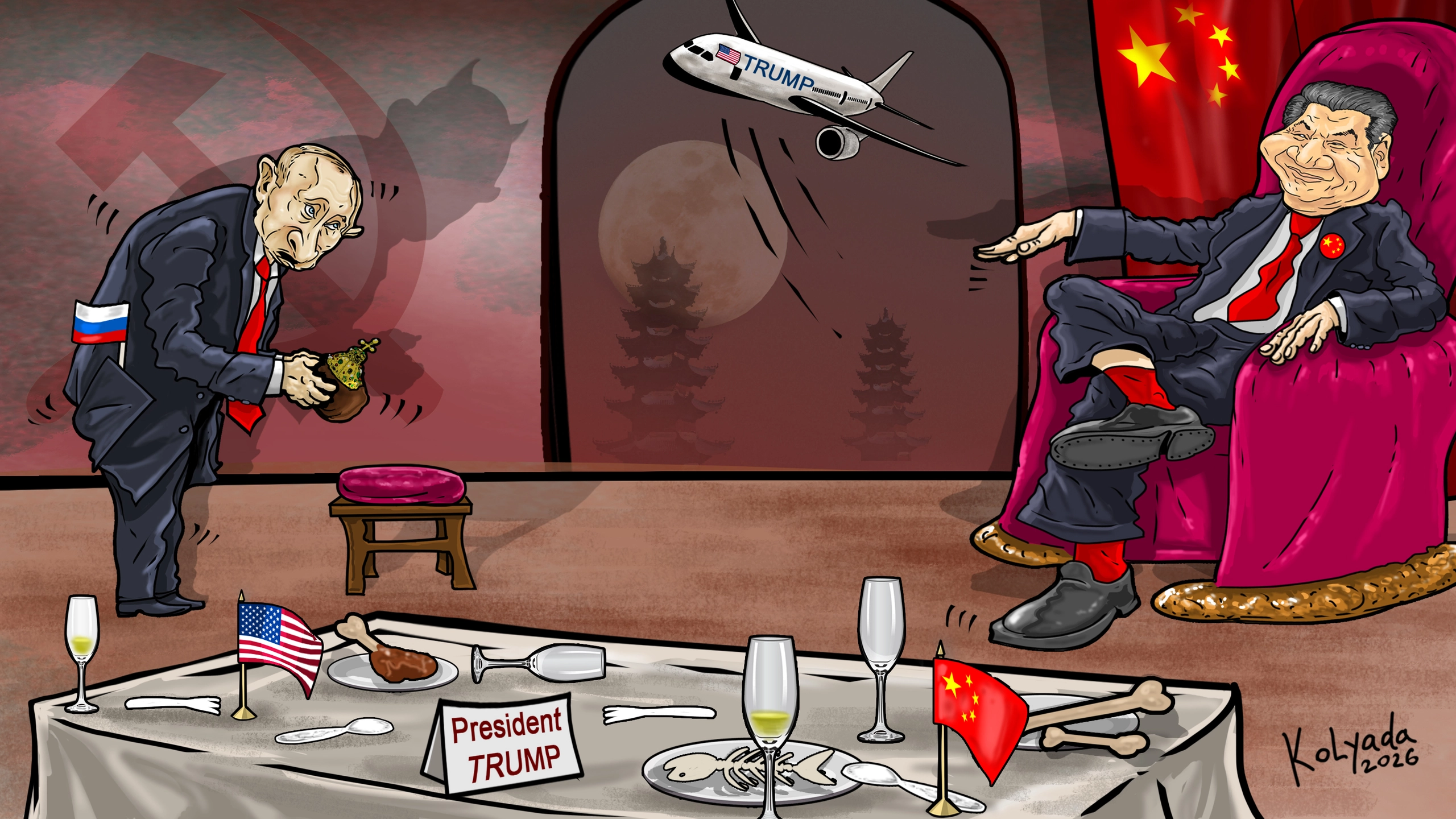 CARTOON: Scenes from Beijing