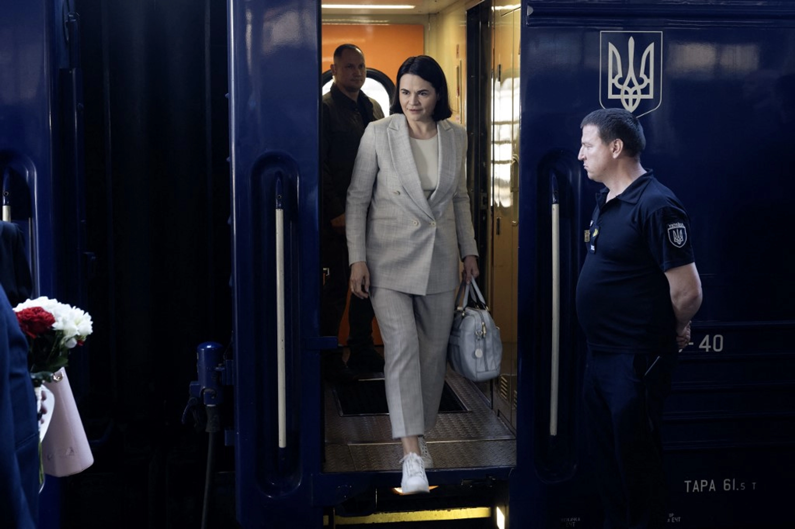 Belarus Opposition Leader Arrives in Kyiv for Talks With Ukraine