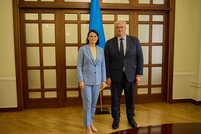 Tsikhanouskaya: Ukraine's Victory is a Path to Freedom for Belarus
