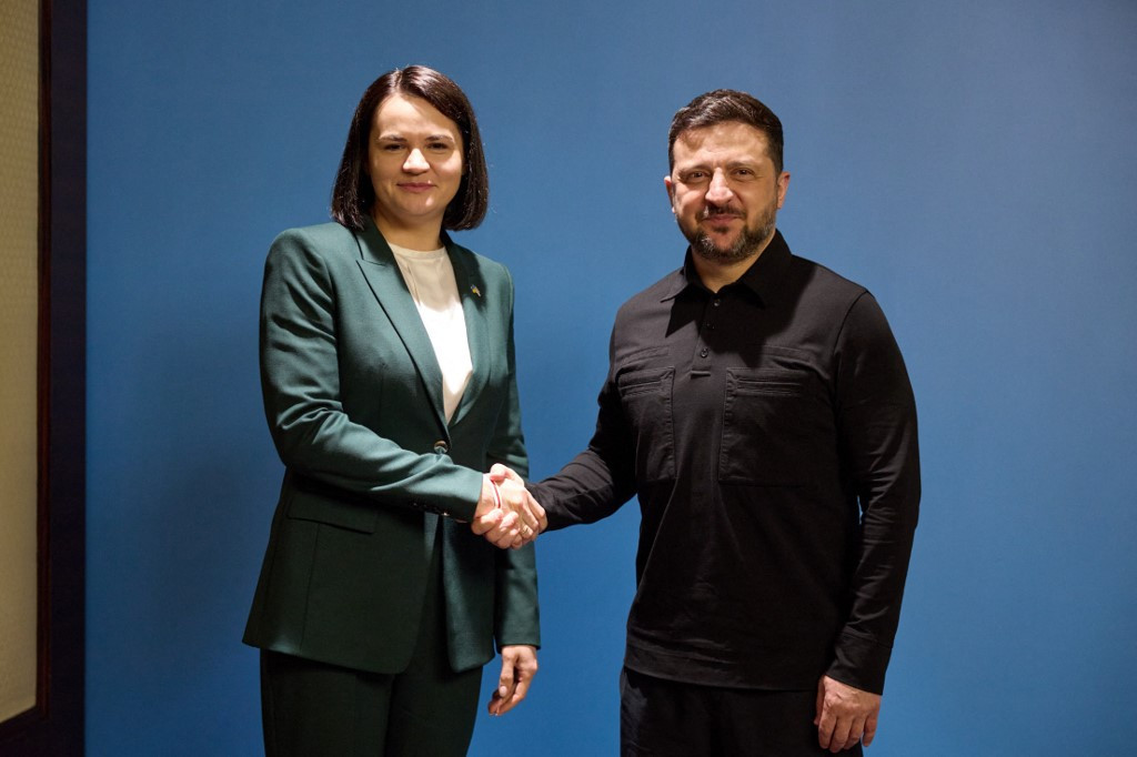 Zelensky Meets Belarus Opposition Leader in Kyiv Summit With 24 Countries