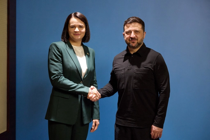 Zelensky Meets Belarus Opposition Leader in Kyiv Summit With 24 Countries