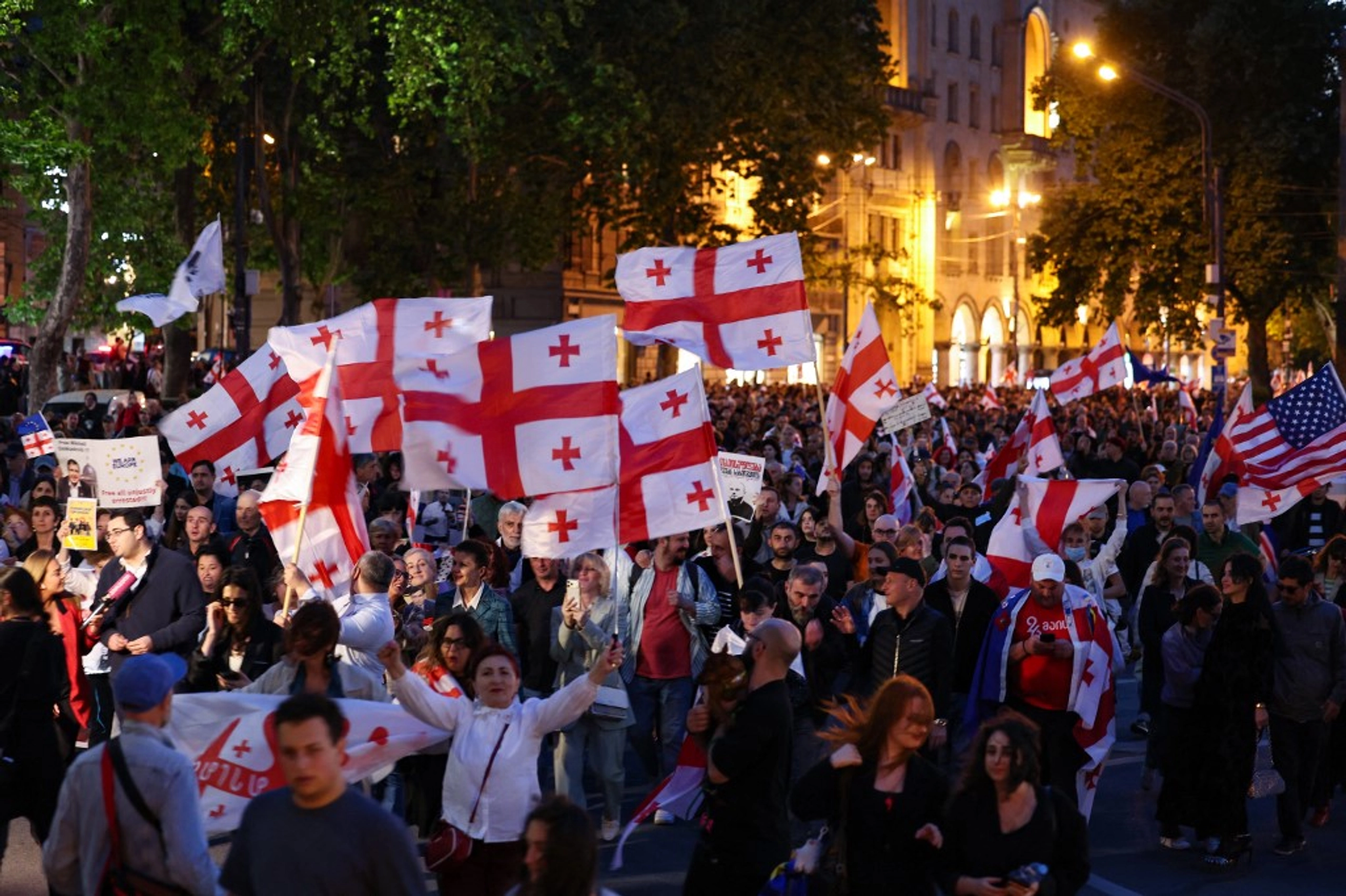 Thousands Rally in Georgia for Europe on Independence Day