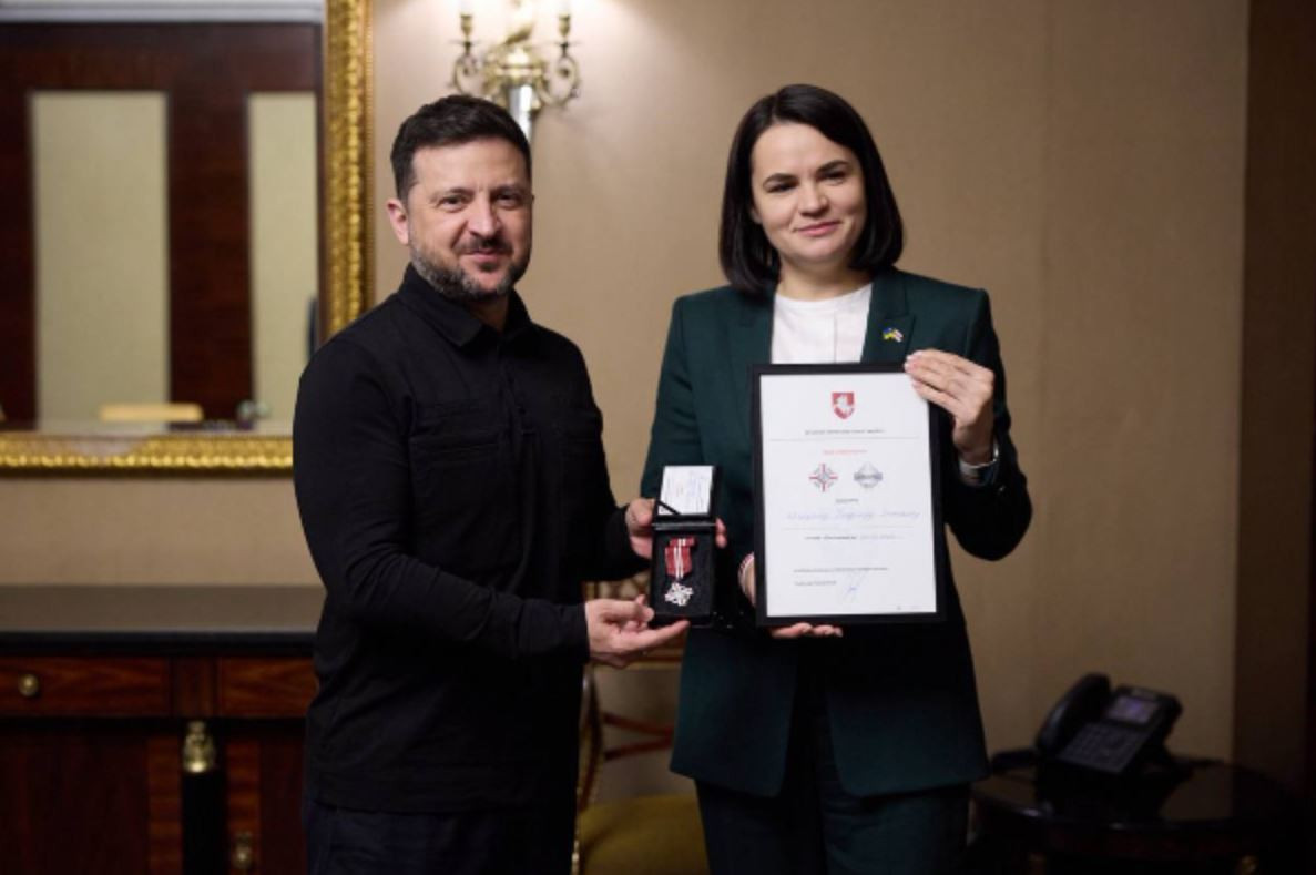 Unified Front: Zelensky, Tsikhanouskaya Address Russian Threats and Lukashenko’s War Role