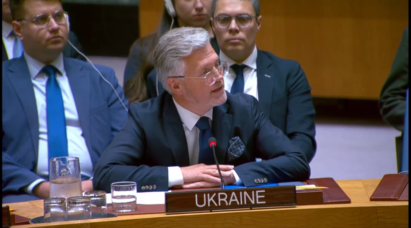 Ukraine’s Envoy Melnyk Blasts Russia’s ‘Fake’ Starobilsk Narrative at UN