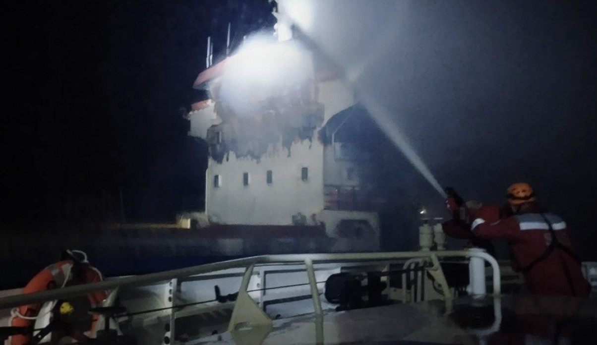 Russian Drone Strike Hits Cargo Ship En Route From Odesa Region To Turkey, Ukraine Says