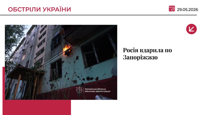 Росія атакувала Запоріжжя: поранені чотири людини, пошкоджені багатоповерхівки