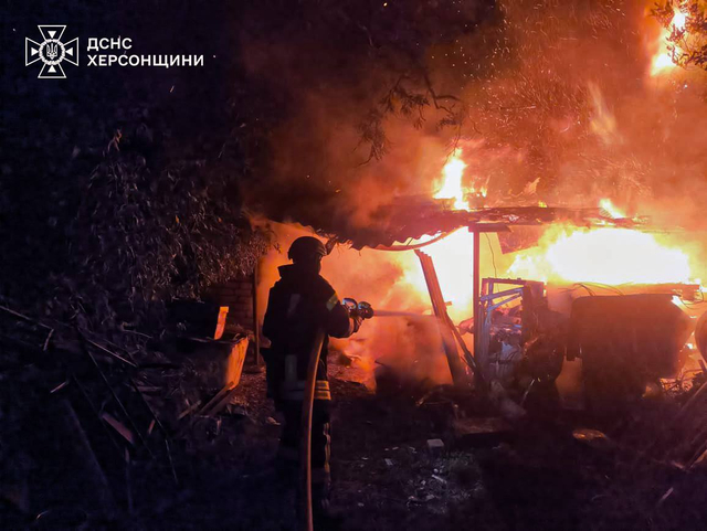 Russian Strikes Hit Industrial Facility in Zaporizhzhia and Civilian Sectors in Kherson