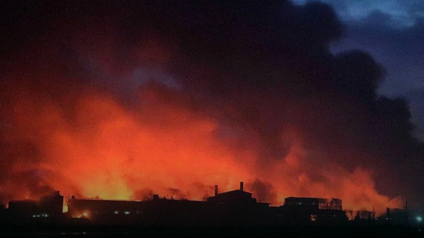 Russia Hits Key Naftogaz Facility in Kharkiv Region in Double-Tap Strike
