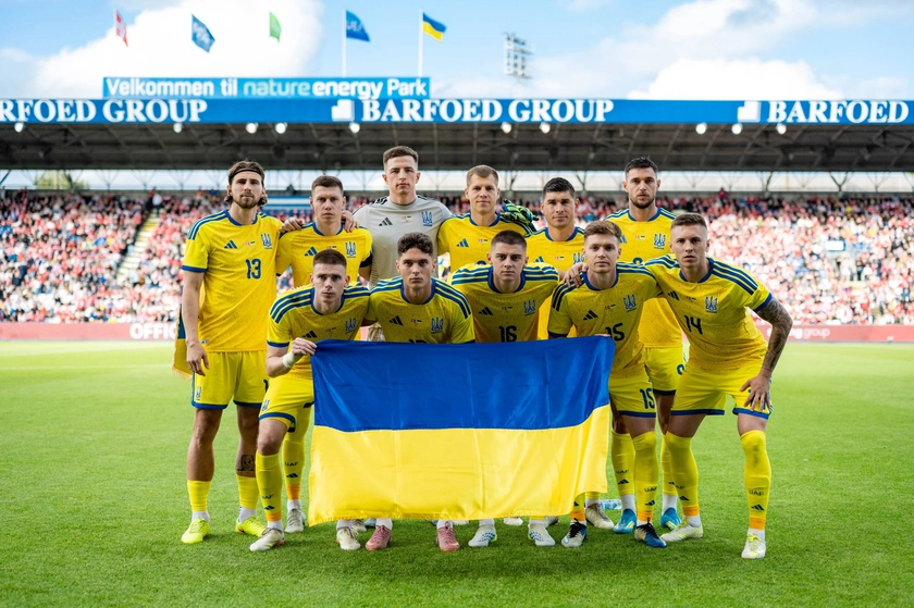 Україна поступилася Данії у товариській грі - матч було перервано