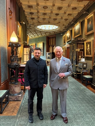 Zelensky Thanks King Charles III for UK’s ‘Unwavering Support’ in Windsor Meeting