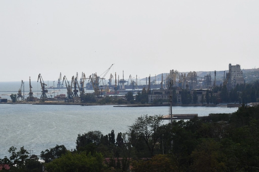 Ukraine Strikes Occupied Mariupol Port, Knocking Out Russian Logistics Hub