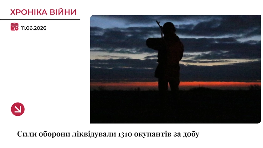 Хроніка війни: ЗСУ відмінусували ще 1310 окупантів