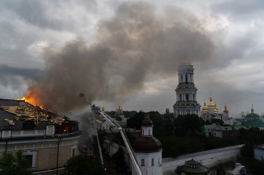 Russia Unleashes 681 Aerial Weapons on Ukraine, Killing 10, Including Rescuers