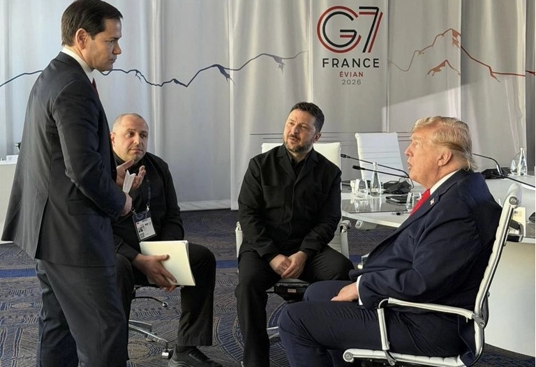 Зеленський зустрівся з Трампом на саміті G7, а президент США закликав Росію укласти угоду