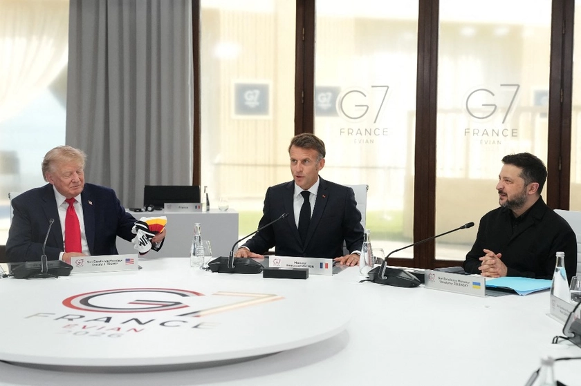 Zelensky Meets Trump at G7, Urges Peace Deal