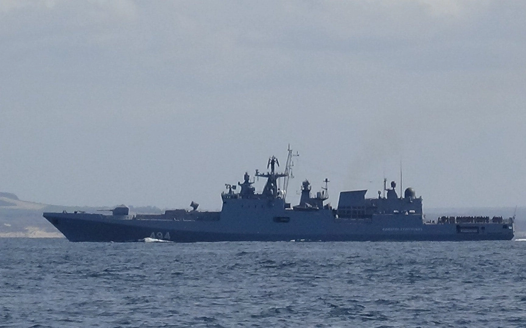 Russian Warship Fires Warning Shots at British Yacht in English Channel