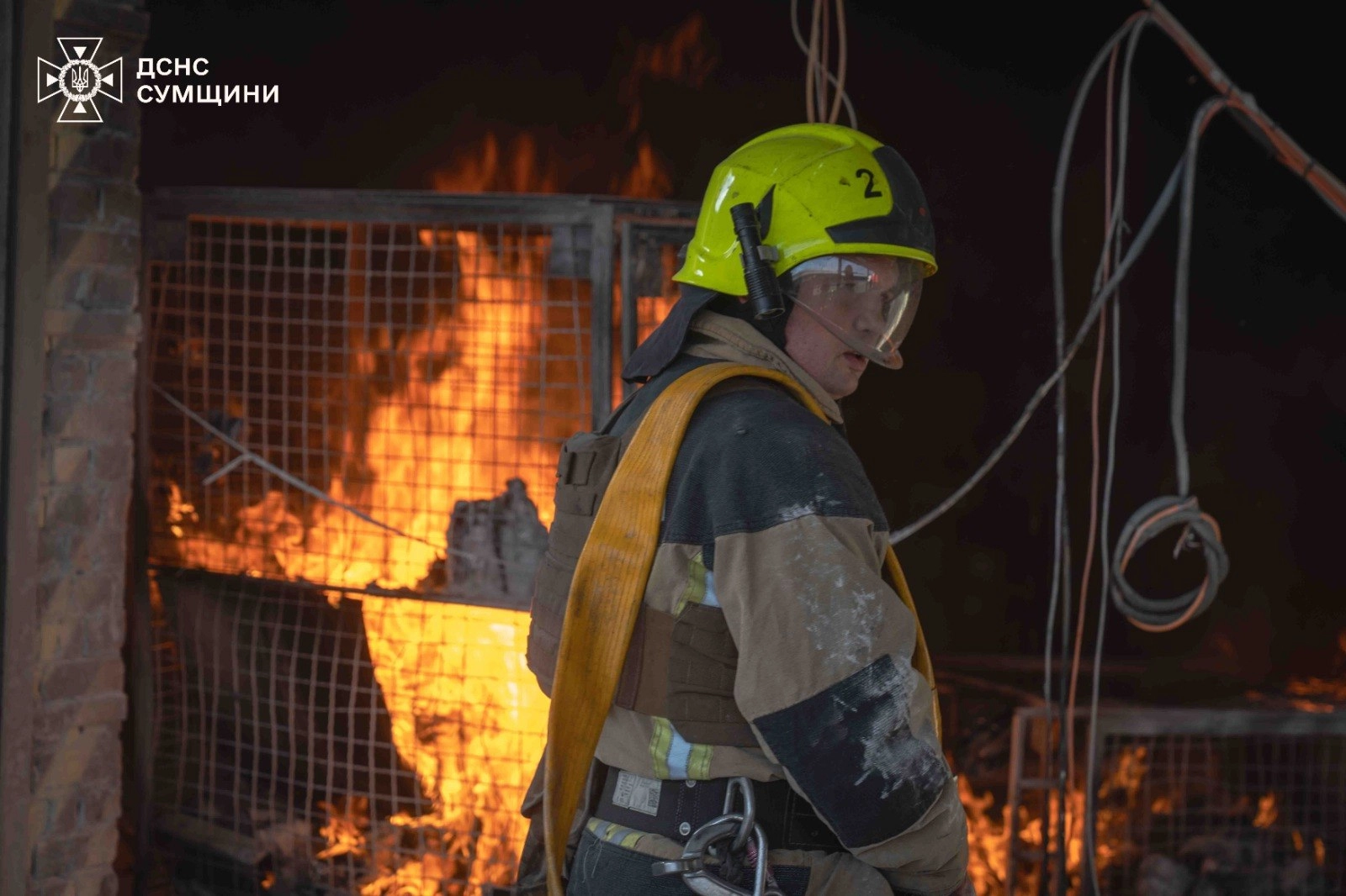 Russian Attack Destroys Gas Stations in Ukrainian Border City