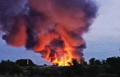 Українські БпЛА атакували нафтобазу в Гуково та склади біля Шебекіно