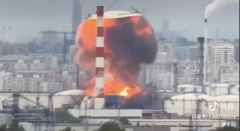 Russian Air Defense Missile Reportedly Hits Moscow Refinery in Failed Drone Intercept