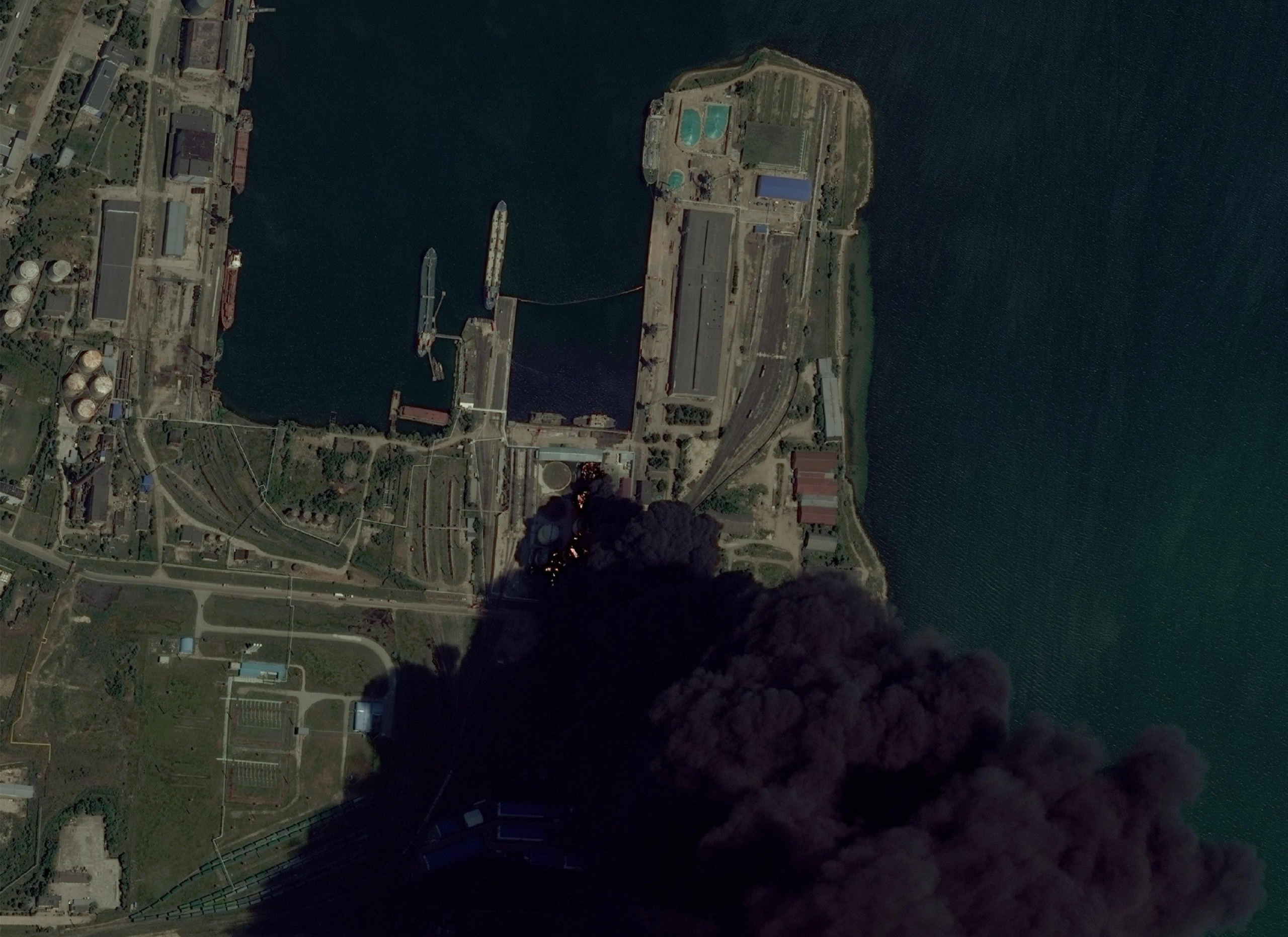 SBU Says Drones Hit Russian Military Ships in New 40-Day Crimea Campaign