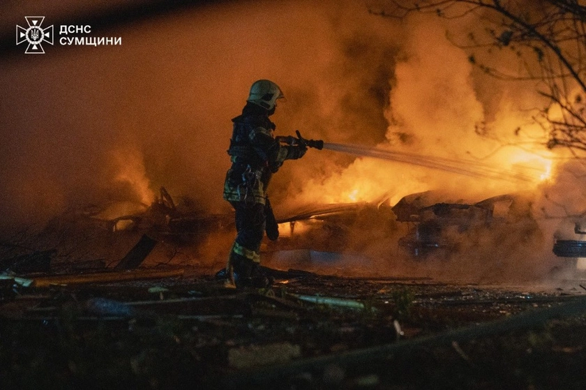 Russian Drone Attack on Sumy Injures Child, Damages Homes and Cars