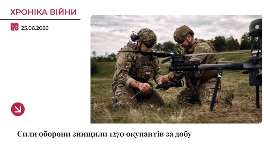 Хроніка війни: За добу на фронті відбулося понад 230 боєзіткнень