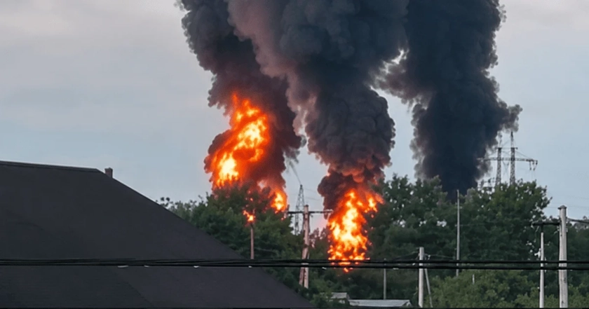 Ukrainian Drones Hit Russian Oil Depot in Krasnodar Region for Second Time in 10 Days