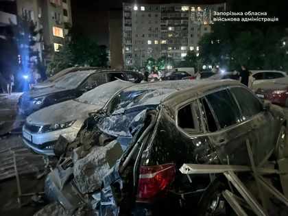 Russian Guided Bombs Strike Zaporizhzhia, Injuring Six