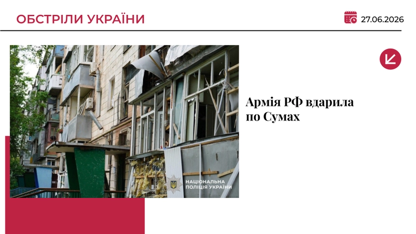 РФ вдарила по житловому сектору Сум: постраждали 13 людей, серед них - двоє дітей