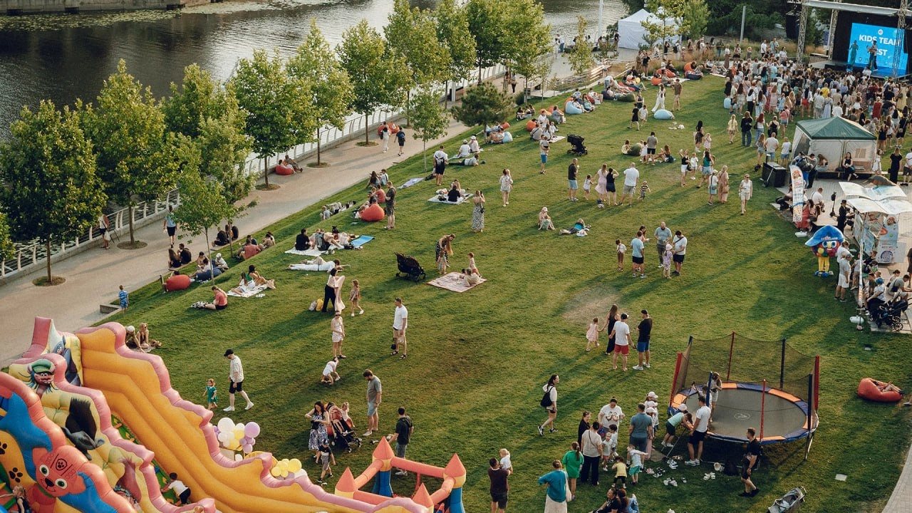 У парку River Mall провели благодійний Kids Team Fest – подію відвідали понад 1000 дітей