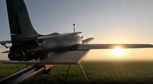 Jet-Powered Interceptor Drone Downs Shahed in Ukraine First, Arms Maker
Says